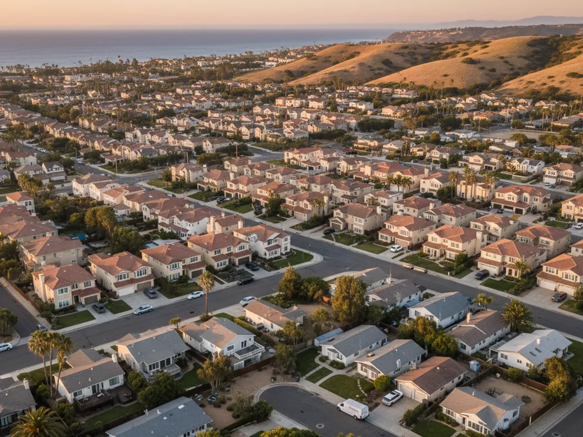 North Coastal San Diego County neighborhood near Camp Pendleton