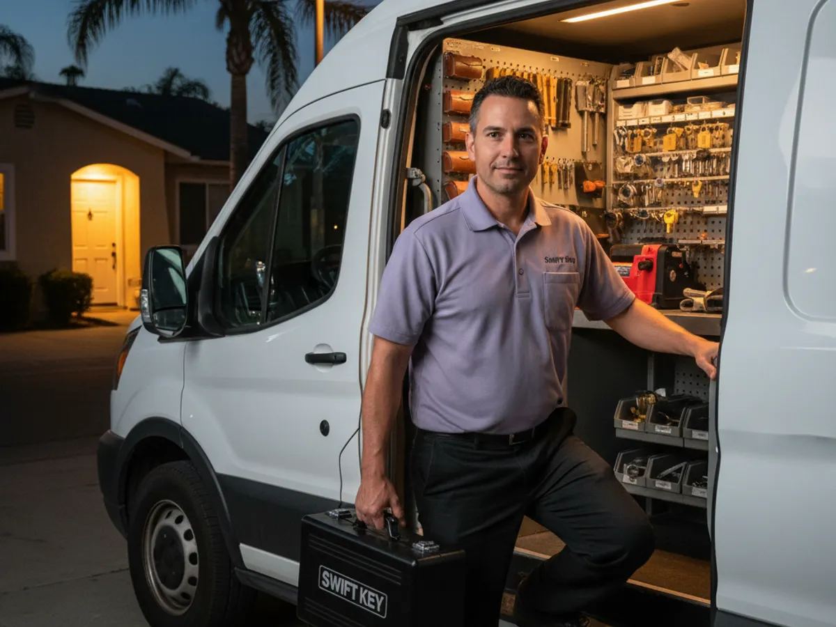 Emergency detail work by a locksmith in Rainbow, CA
