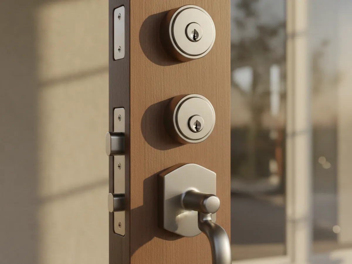 Lock Change detail work by a locksmith in Hidden Meadows, CA